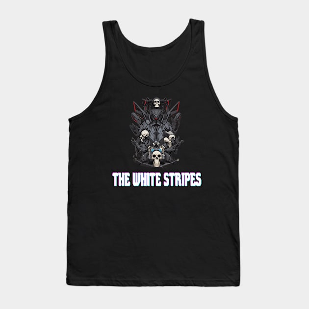 The White Stripes Tank Top by Maheswara.Momocats